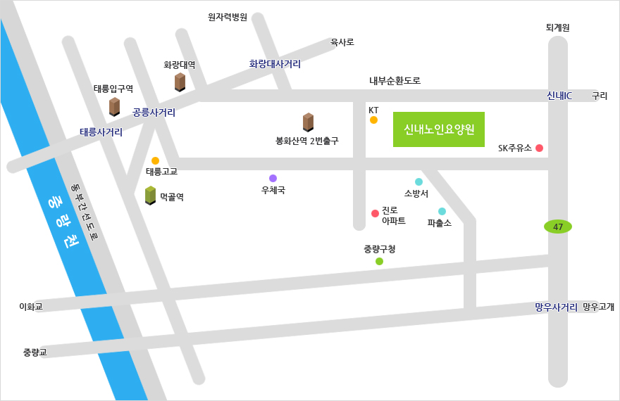 오시는길